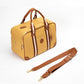 yellow mustard canvas dog carrier with strap