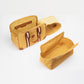 inside look of yellow mustard canvas dog carrier 