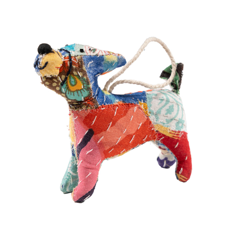 Holiday Ornaments -little doggies, Set of 3 Handmade