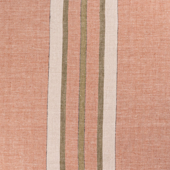 chestnut + olive green stripes fabric pattern