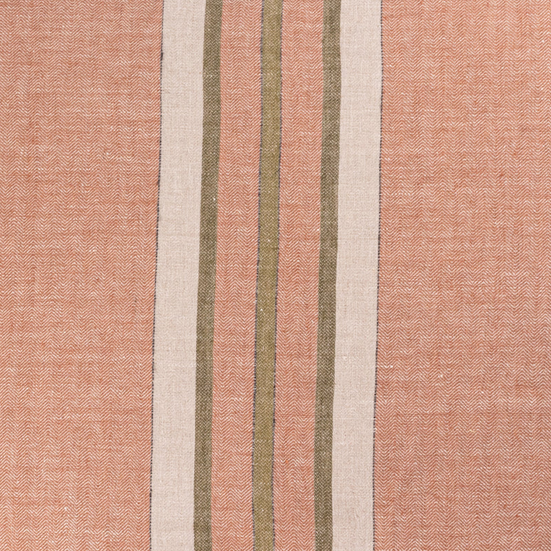 chestnut + olive green stripes fabric pattern